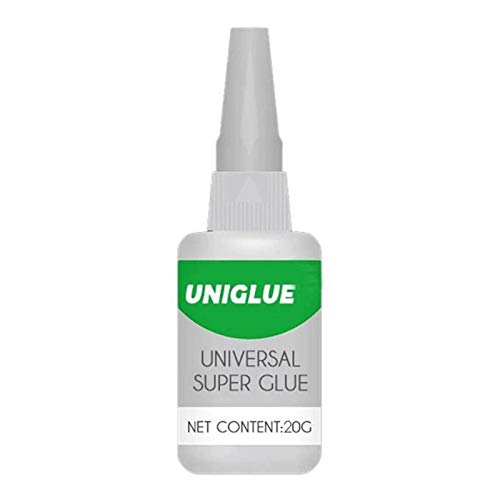 Dacyflowe Super Glue (20ML) Viscosità Media, Crazy Craft Colla per Legno, plastica, Metallo, Pelle, Ceramica - Colla cianoacrilica per l'artigianato e l'edilizia