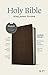 KJV Large Print Premium Value Thinline Bible, Filament Enabled (LeatherLike, Dark Brown Tile, Red Letter)