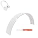 Replacement Headphones Headbands Top Head Band Repair Parts Compatible with Beats Solo HD Wired Headphones -White