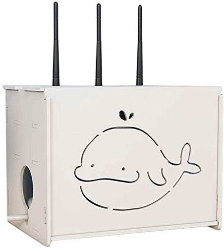 Desktop-WLAN-Router Aufbewahrungsbox-kreative niedliche TV-Set-Top-Box Aufbewahrungsbox Holzplastikplatte Abschirmbox Mehrschichtiger