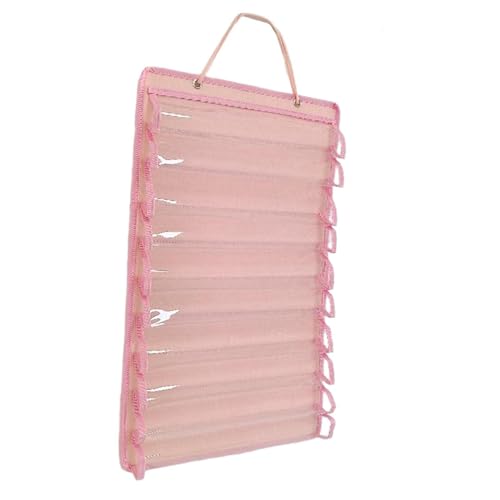 Yiju Karate Belt Holder Bag for Easy Display and Installation, Pink