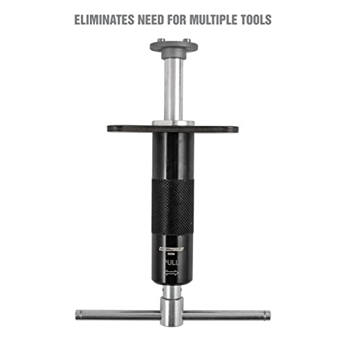 Oemtools 35058 Brake Caliper Piston Rewind Tool, Spring Loaded Brake Caliper Wind Back Tool, Universal Rear Piston Brake Caliper Retractor Tool , Black #TOP2
