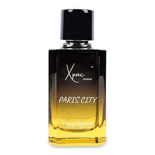 Image of Paris city luxury Eau de parfum | Long lasting fragrance with Lemon, ginger, spices and Amber | Best date and party fragrance (100ml)