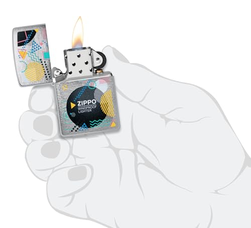 Zippo Retro Design Encendedor Metal Brushed Chrome miniatura 5