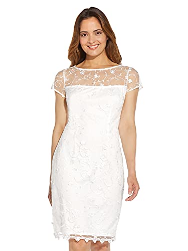 Image of Adrianna Papell Women's Embroidered Sheath Dress