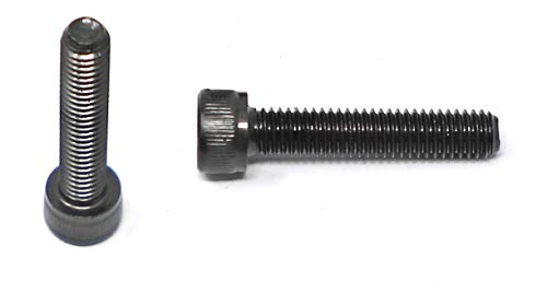 Image of iexcell 25 Pcs M6 x 30mm Thread Pitch 1 mm Alloy Steel 12.9 Grade Hex Socket Head Cap Screws Bolts Kit, Black Oxide Finish