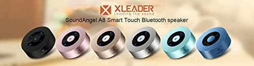 Xleader [Smart Touch] Bluetooth Speaker Soundangel A8 (3Rd Gen) Premium Rose Gold Mini Speaker With Portable Waterproof Case Mic Tf Card Aux, For Iphone Ipad Shower Electronic Christmas Xmas Gifts #TOP7