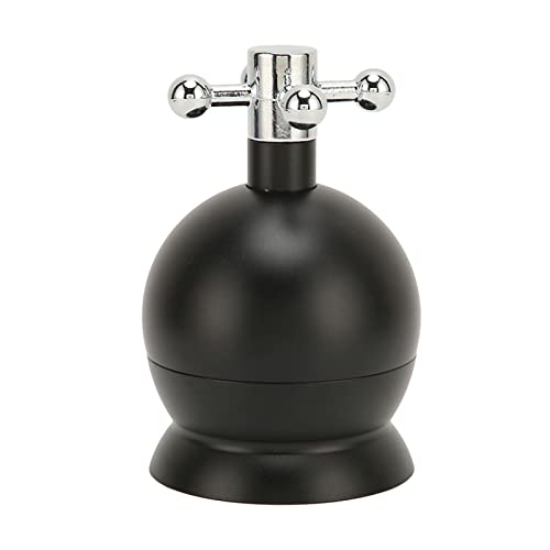 58mm Coffee Powder Distributor, Professional Coffee Tamper Tool, Adjustable Height with 22 Needles and Duplex Bearing, Food Grade 304 Stainless Steel for Espresso Machine Barista U (Black)