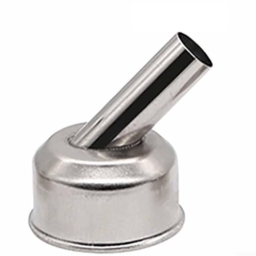 Boquilla curva de 45 grados para ST-862D, punta de soldadura de acero inoxidable, boquilla de aire caliente en ángulo de 45° para desoldadura de PCB y retrabajo electrónico (8,7 mm)