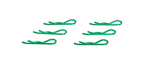 EDS Racing Products Body Clips for 1/8 Scale (Metallic Green) (6pcs)