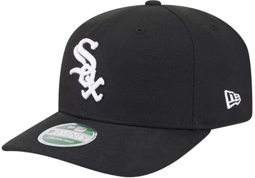 MLB 9SEVENTY Baseball Team Replica Color Stretch Adjustable Snapback Hat (US, Alpha, One Size, Black, Chicago White Sox)