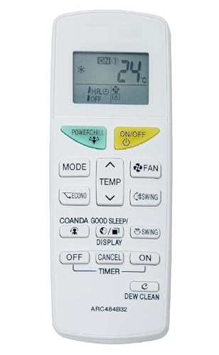 Image of Better Quality Compatible for Daikin 1.5 Ton 3 Star Inverter Split AC Remote (Dew Clean Technology, Coanda Airflow, 2023 Model, MTKL50U, White) Old Remote Exact Same