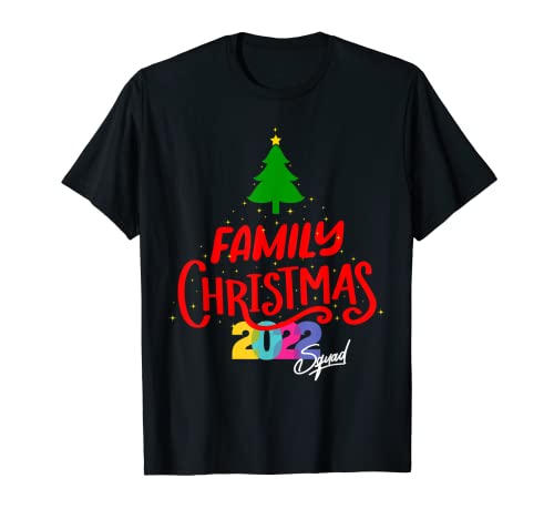 Pijama familiar a juego de Navidad 2022 Team Santa Elf Squad Camiseta