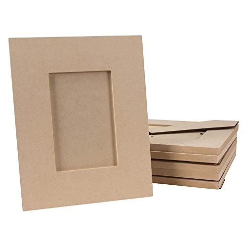 Juvale 6 Pack Unfinished Wood Picture Frames, Holds 4 X 6 Inch Photos For Classroom Décor, Painting, Diy Projects (7.5 X 8 X 5) #TOP16