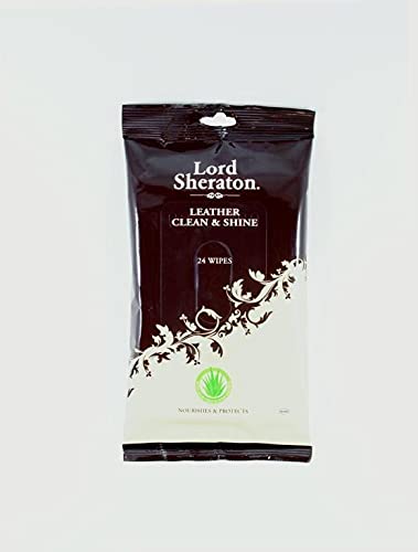 4 X Spotless Punch Lord Sheraton Leather Wipes (Pack of 24)