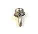 Snap Fastener Machine Screw Stud, 1/2