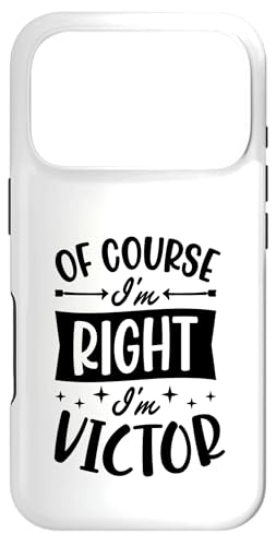 �������I'm Right I'm Victor�� �p�[�\�i���C�Y �X�}�z�P�[�X iPhone 17 Pro �p