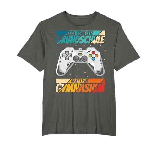 Level Complete Einschulung Gymnasium 5. Klasse Gaming T-Shirt