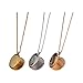 20Pcs/Lot Mirror Polish Stainless Steel DIY Round Photo Picture Locket Pendant Necklace for Women Fashion Jewelry