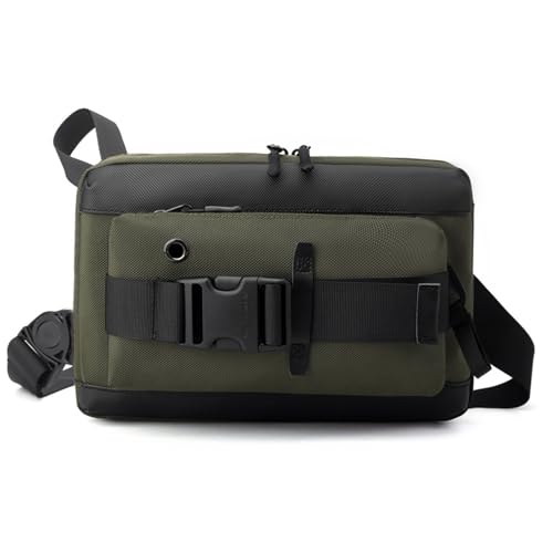 Barsine Crossbody Bags Sling Backpack for Men Chest Bag Daypack Small Fanny Pack for Travel, Green