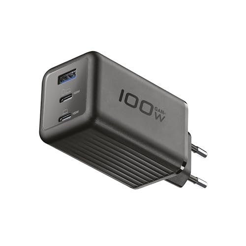 Cargador GaN+ 100W Cellularline para solucionar la falta de enchufes en casa