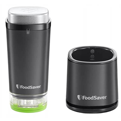 FoodSaver Aspirapolvere senza fili per sigillare alimenti con stazione di ricarica | Mini macchina...