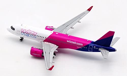 Wings Wizz Air Airbus A320NEO HA-LJA 1?400 【カリーナ】 ダイカスト航空機 組み立て済みモデル