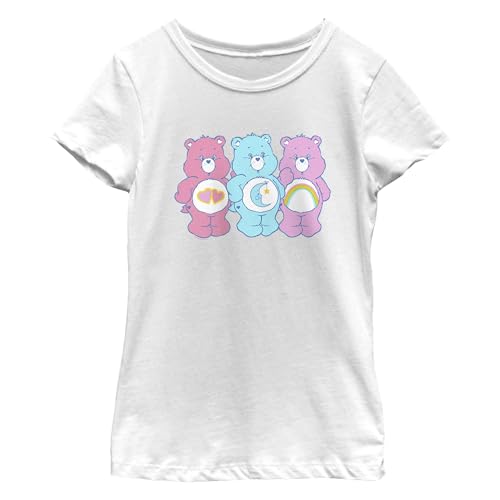 Fifth Sun Care Bear Trio Girls Short Sleeve Tee Shirt