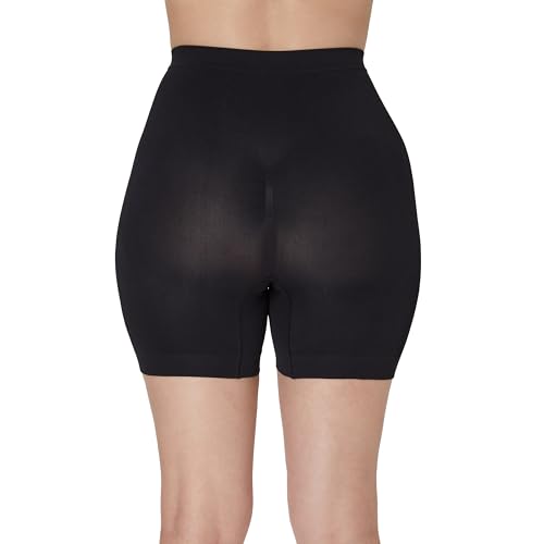 Maidenform womens Seamless Shapewear, Tummy Control Thigh Shaper Shorts, Mid-waist Thigh Slimmer With Firm Control