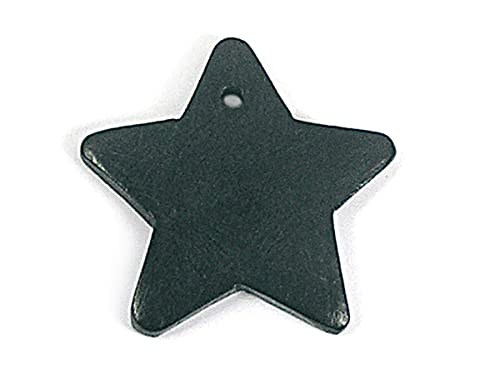 Pendentif bois étoile cirée noire 30mm INNSPIRO solution montage rapide x50