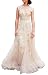 ASA Bridal Women's Vintage Cap Sleeve Lace A Line Wedding Dresses Bridal Gowns champagne 16