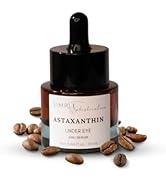 Astaxanthin Under Eye Serum with EMU oil - 0.5 fl. oz./ 15 mL | Emu oil serum | Powerful antioxid...