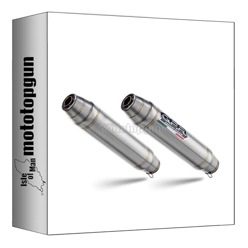 pot echappement gpr approuve double silencieux acier deeptone, chicane inclue, t.65.de compatible avec triumph street triple 675 2007 2008 2009 2010 2011 2012...