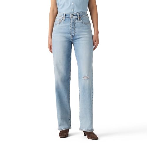 Image of Levi's Women's Ribcage Straight Full Length Jeans