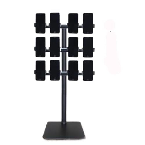 Supporto di controllo del gruppo di telefoni cellulari rotazione multistrato a più file di 360° rack di posizionamento per multipli con trasmissione in diretta desktop per streami