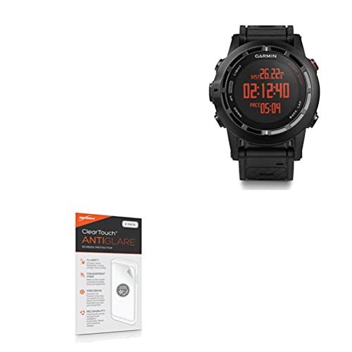 BoxWave Screen Protector Compatible with Garmin Fenix 2 - ClearTouch Anti-Glare (2-Pack), Anti-Fingerprint Matte Film Skin