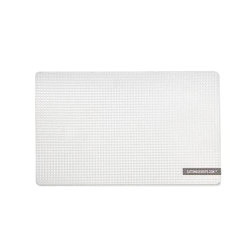 Phat Cat Tablet Grips by CatTongue Grips– Non-Abrasive Grip Tape Backing for Tablets & Laptops, Universal Non-Slip Grip with No Added Bulk (Clear)