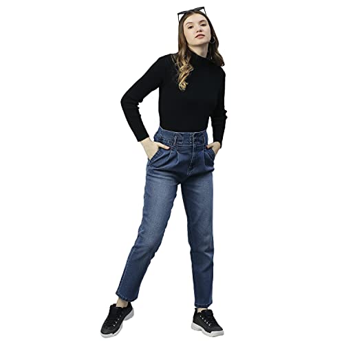 Image of HIGH Star Women Blue Stretchable Jeans