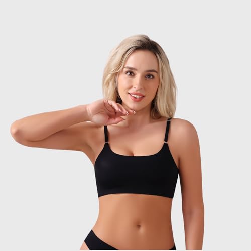 3PCS Cami Bras Unpadded Seamless Bralette Smooth Everyday Basic Sleeping Bra Sports Bra for Women Girls4