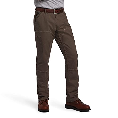 Image of Ariat Men's Rebar M4 Low Rise DuraStretch Made Tough Double Front Stackable Straight Leg Pant