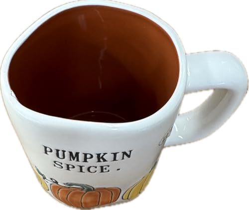 Taza de cerámica Rae Dunn blanca 16 oz miniatura 6