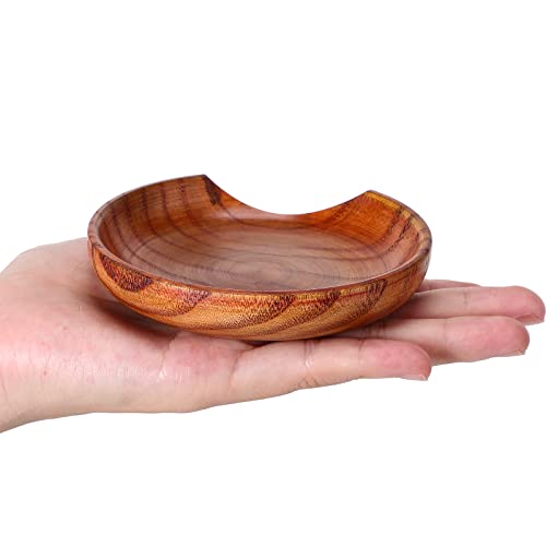 2 Pcs Wooden Spoon Rest For Stove Top Smooth Spoon Holder Wood For Kitchen Counter Spatula Or Countertop, Spoon Or Tong, Modern And Rustic Spoon Rest For Farmhouse, Coffee Color #TOP3