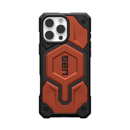 Image of Urban Armor Gear UAG Monarch Pro Magnetic Compatible, Premium Rugged Protective Case /Cover Compatible with iPhone 16 Pro Max (6.9-Inch) (2024), (Military Drop Tested) - Rust