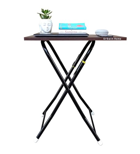 Urbain Home Folding Study Table I Foldable Laptop Table I Portable Breakfast Table I Multipurpose Children's Table (Matte Finish, Walnut) - Image 4