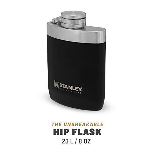 Stanley Master Unbreakable Hip Flask 0.23L / 8OZ Foundry Black – BPA-vrije heupfles - Roestvrijstalen zakflacon… - Afbeelding 3