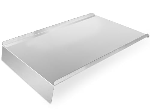 Image of Unidanho Grease Drip Tray for Traeger Pro 780 Heat Baffle Pan Pellet Smoker Grill Replacement Parts KIT0443 BCA1283 Deflector Diffuser Plate Stainless Steel BBQ Accessories