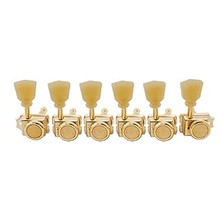 Musiclily Pro Vintage Style Hybride Mécaniques Guitare 6 en Ligne à Blocage Bouton Keystone pour pour Guitare électrique… - Les Beatles, Paul McCartney, John Lennon, RIngo Starr, George Harrison