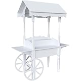 Versátil punto focal para grandes eventos: más que un carrito de dulces, este gran accesorio sirve como una glamurosa barra de champán, estación de pasteles o carrito de helados para baby shower y fiesta de cumpleaños. Su brillante acabado blanco Luxe complementa sin esfuerzo todos los sofisticados temas de eventos, asegurando el máximo impacto visual.