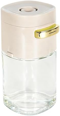 Sugar and Salt Container 6oz/180ml, Airtight Seasoning Dispenser with Measured Pour, Small Clear Spice Container for Kitchen Counter, Portion Control Jar for Salt Pepper Sugar (White) image 4