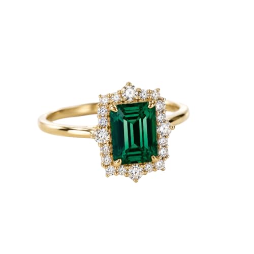 GrayWood Design 4.5 Carat Emerald Cut Ring